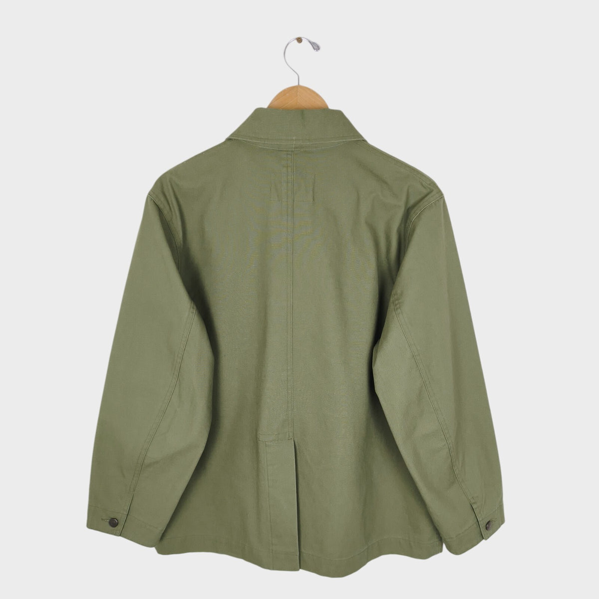 MHL MARGARET HOWELL Men's Light Green Heavyweight Cotton Chore Jacket