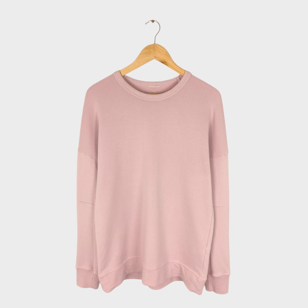 TEN C Men's Pink Made in Italy Crewneck Sweatshirt