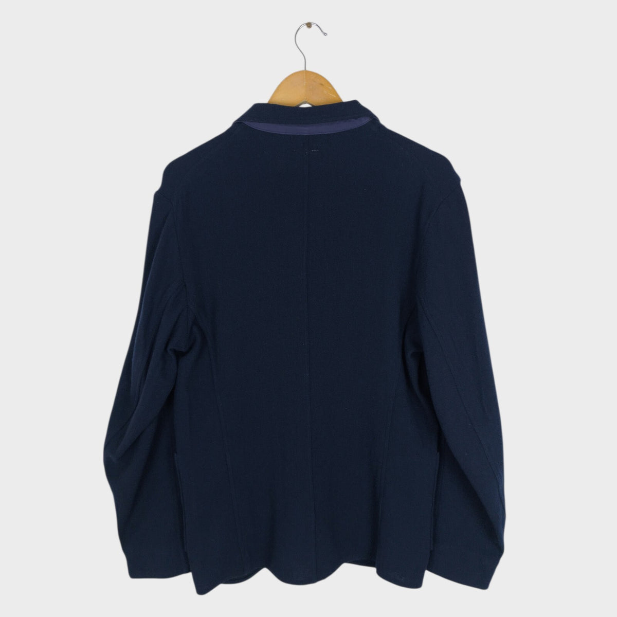 KAPITAL Men's Made in Japan Navy Blue Wool Blend Unlined Jacket