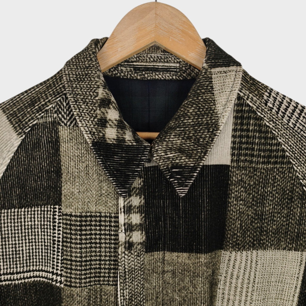 BEAMS PLUS Men's Patchwork Corduroy Coat