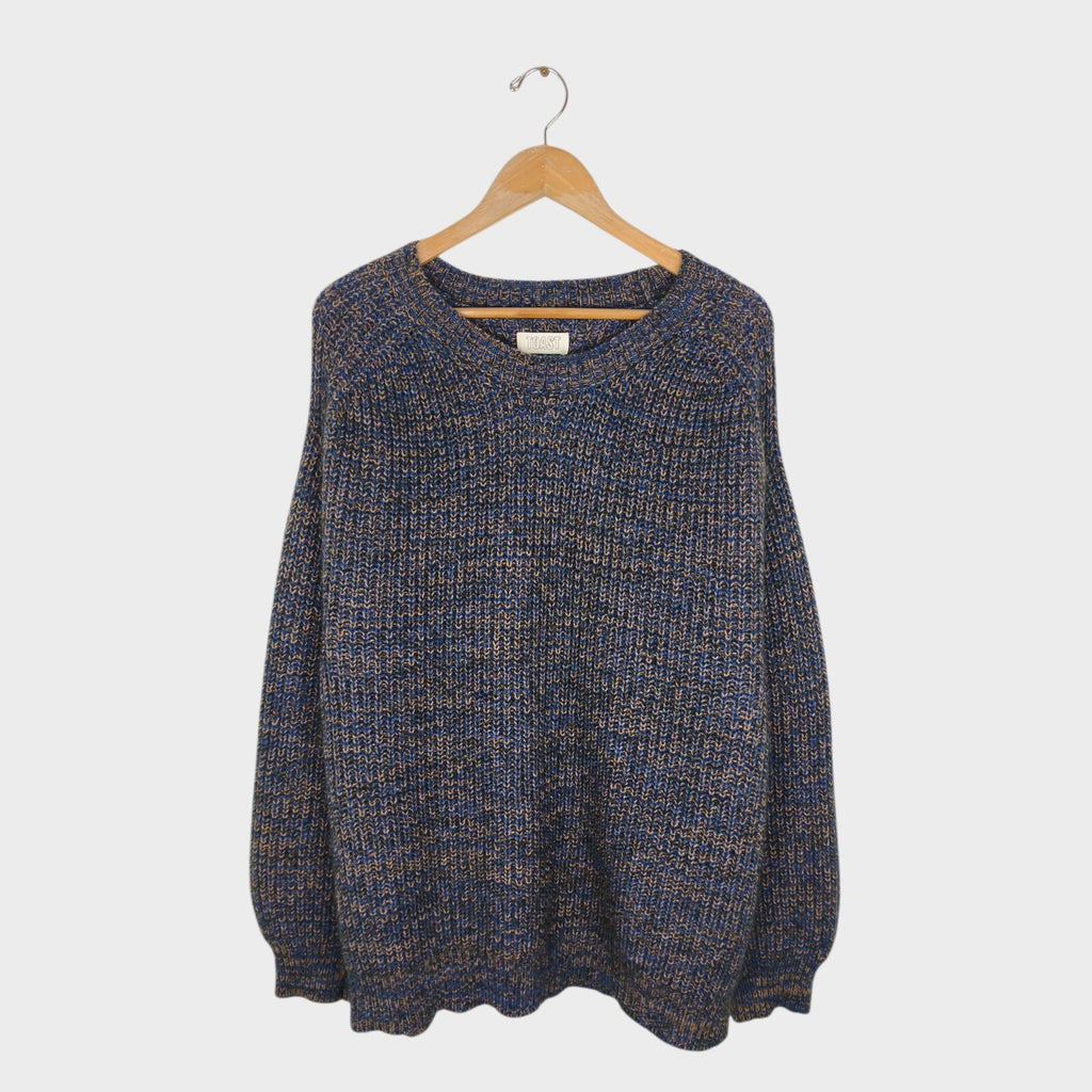 TOAST Men's 100% Mohair Wool Blend Heavyweight Chunky Knit Jumper