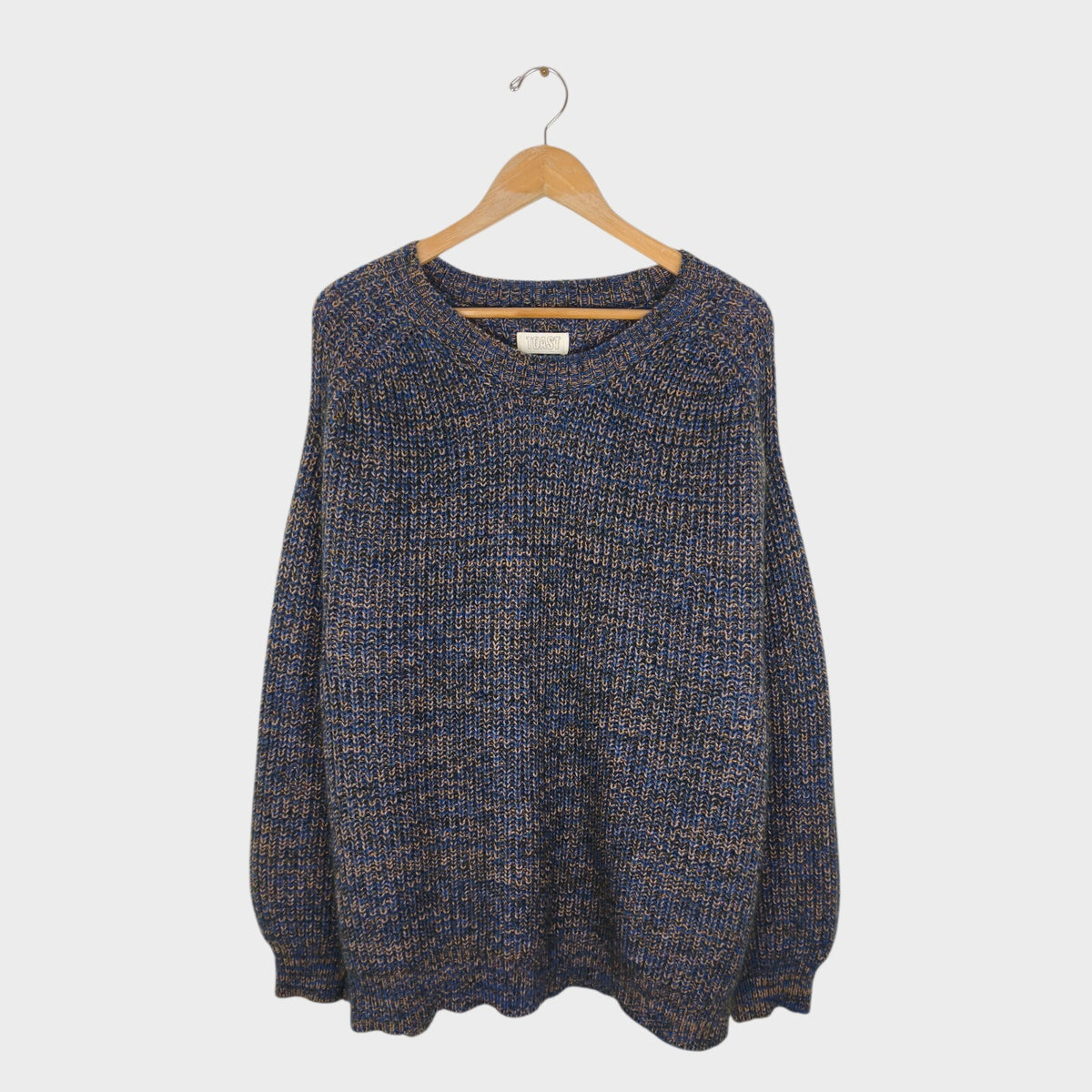TOAST Men's 100% Mohair Wool Blend Heavyweight Chunky Knit Jumper