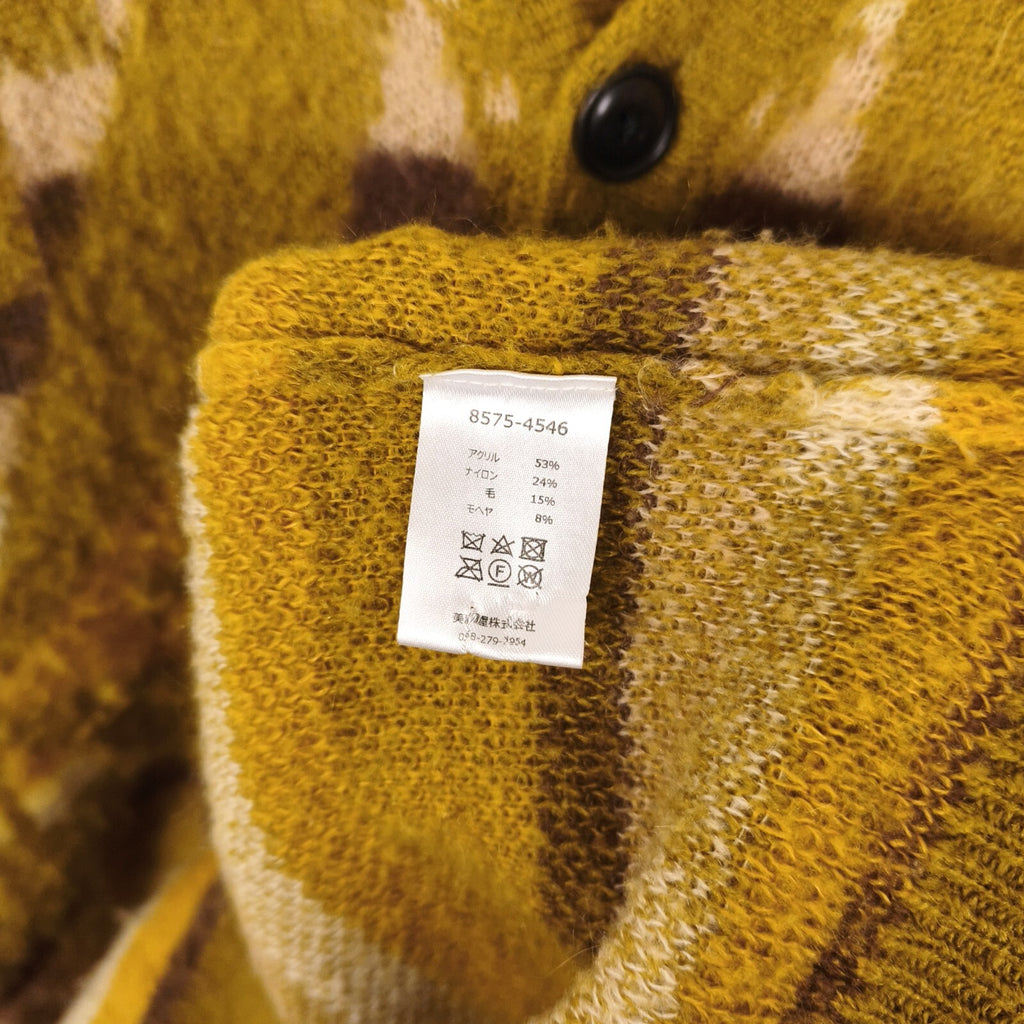 PENDLETON Men's Navajo Mohair Wool Blend Shaggy Cardigan