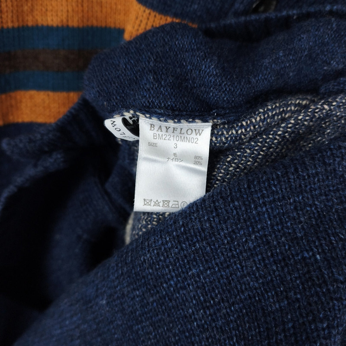 PENDLETON x Bayflow Men's Blue Navajo Jacquard Wool Blend Cardigan