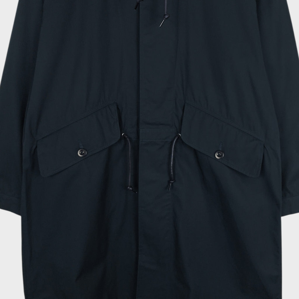 MHL MARGARET HOWELL Men's Dark Navy 100% Cotton Parka Jacket