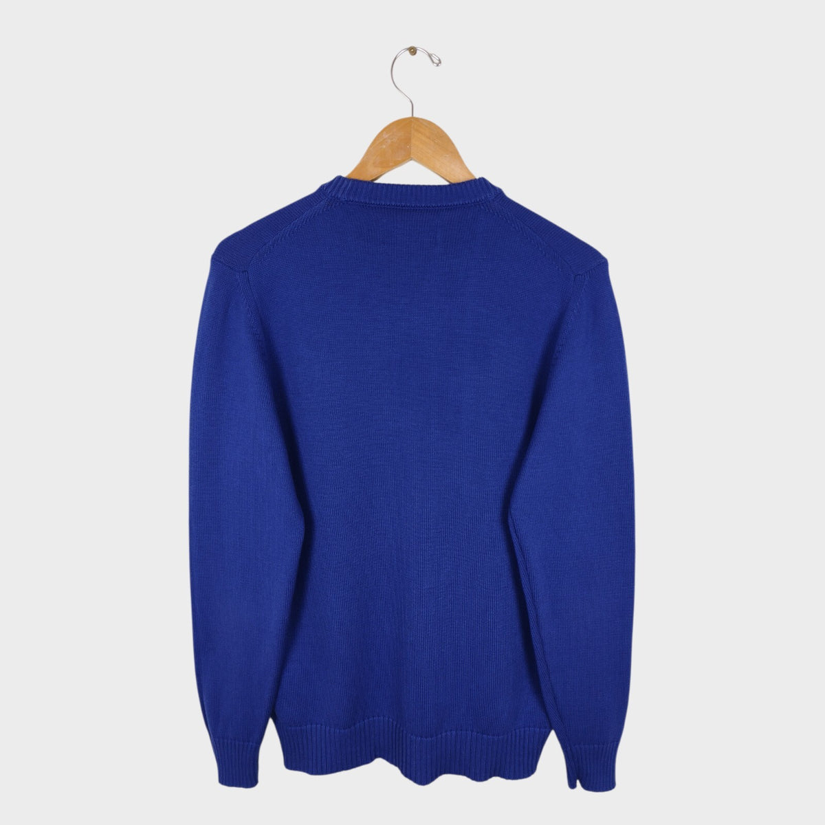 STONE ISLAND x SUPREME Men's Blue Cotton Reflective Compass Knit Jumper