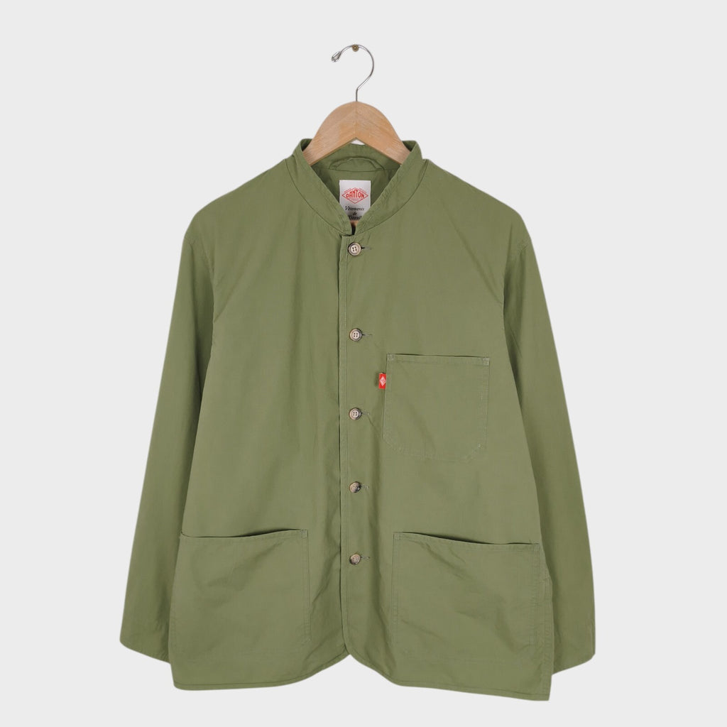 DANTON Men's Green Made in Japan 100% Cotton Chore Jacket