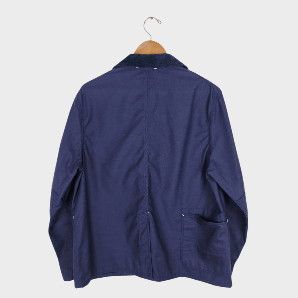 ENGINEERED GARMENTS Men's Made in USA Blue Coverall Chore Jacket