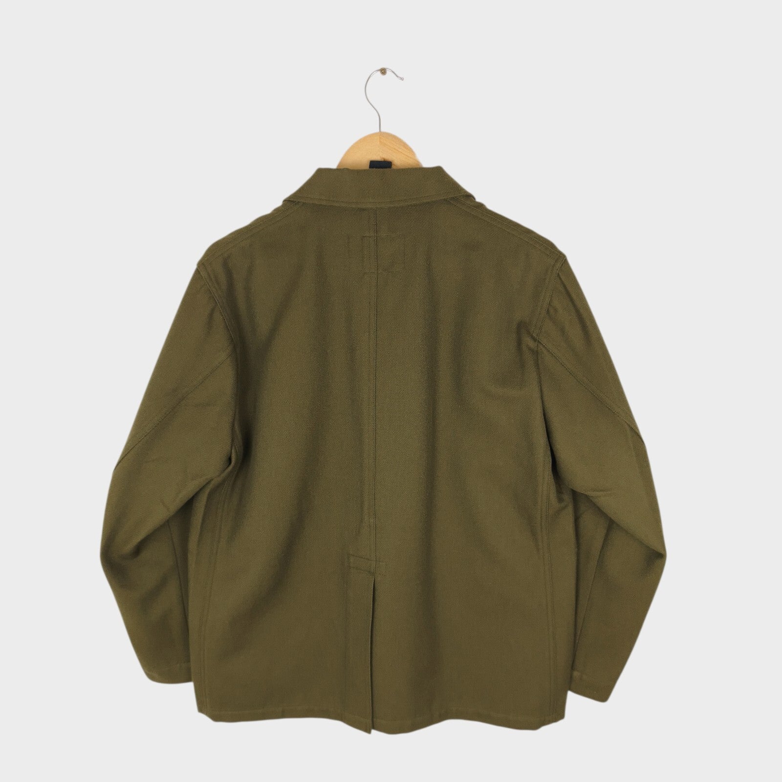 MHL MARGARET HOWELL Men's Olive Green Cotton/Wool Chore Blazer Jacket