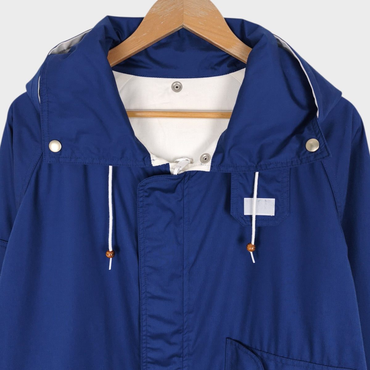 BEAMS PLUS Men's Blue 3 Layer Sailing Parka Jacket