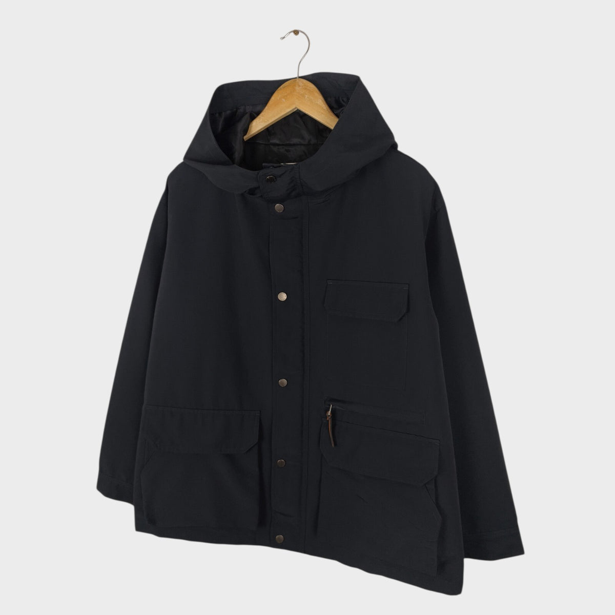 BEAMS B:MING Men's Black Waterproof Mountain Parka Jacket