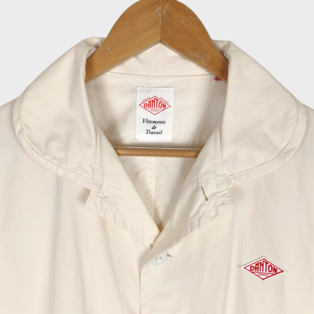 DANTON Men's Ecru Made in Japan 100% Cotton Chore Jacket