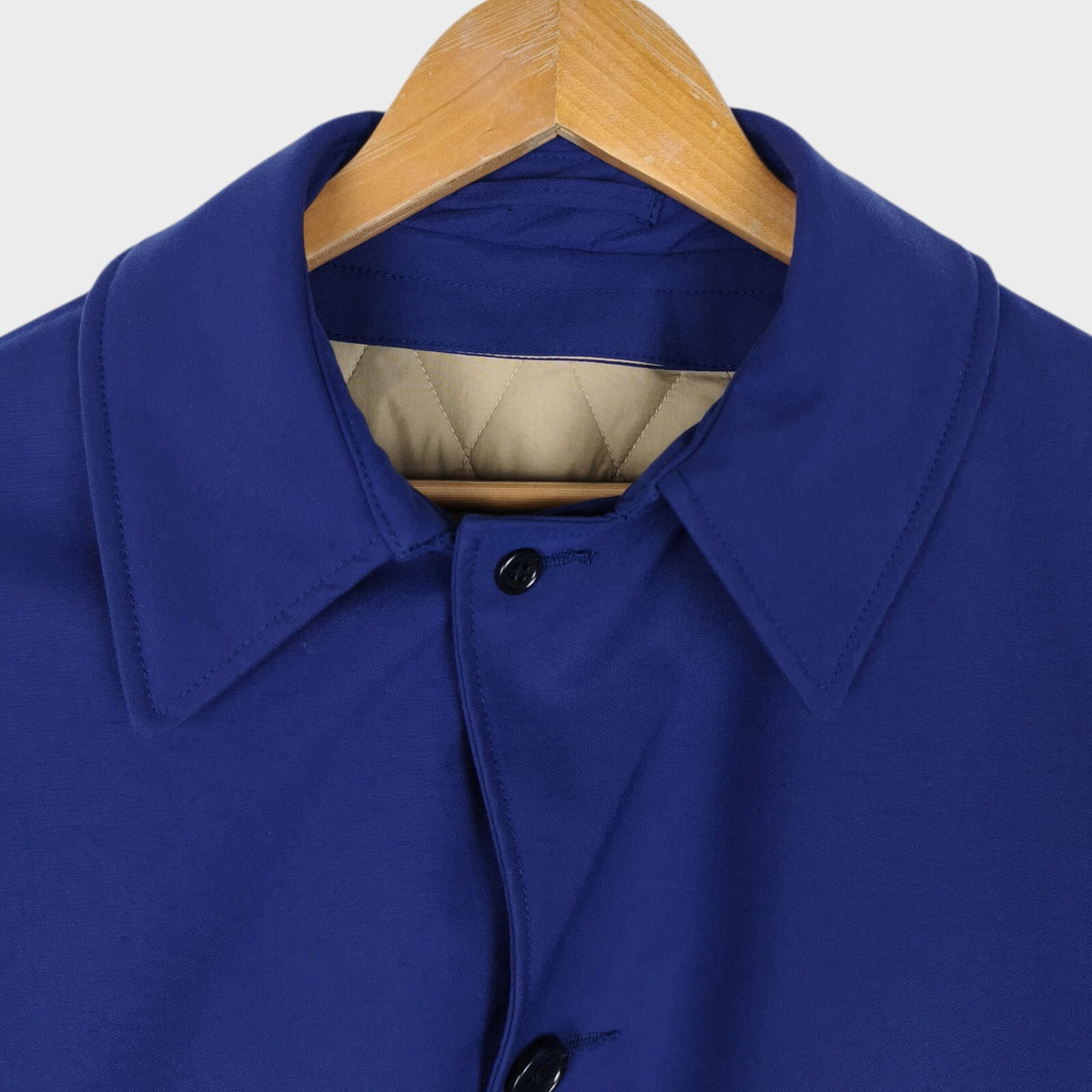 BEAMS PLUS Men's Blue Waterproof Detachable Liner Coat