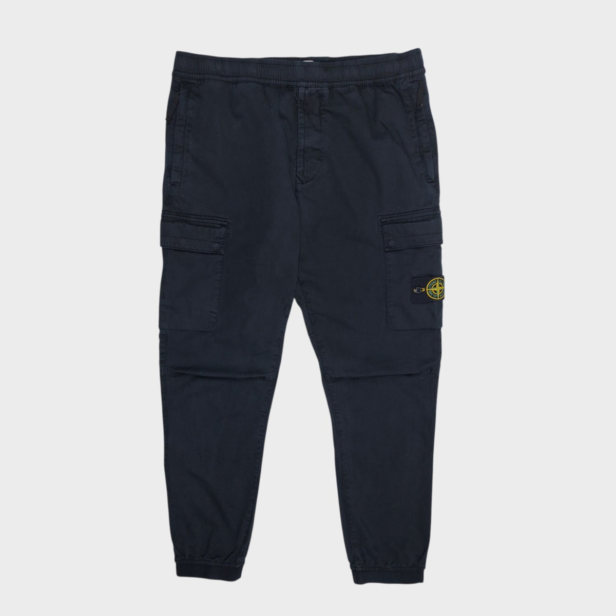STONE ISLAND Men's Dark Navy Blue RE-T Cargo Trousers