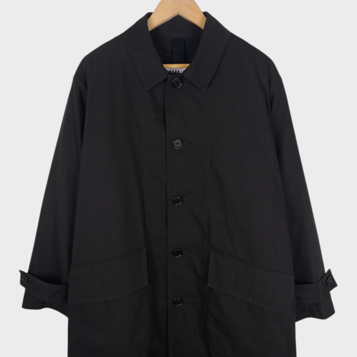MHL MARGARET HOWELL Men's Black Detachable Down Liner Coat Jacket