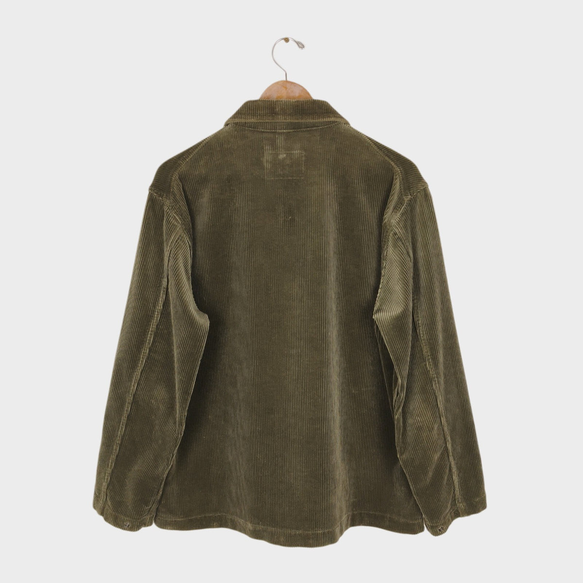 MHL MARGARET HOWELL Men's Olive Green Heavyweight Corduroy Chore Jacket