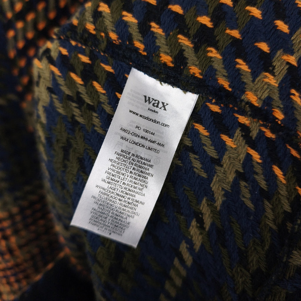 WAX LONDON Men's Multicoloured Check Whiting Overshirt