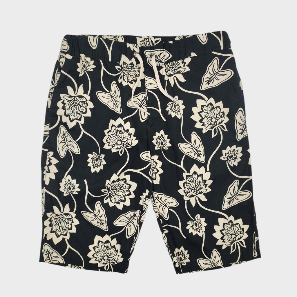 BEAMS PLUS x DALE HOPE Men's Hawaiian Floral Print Cotton Shorts