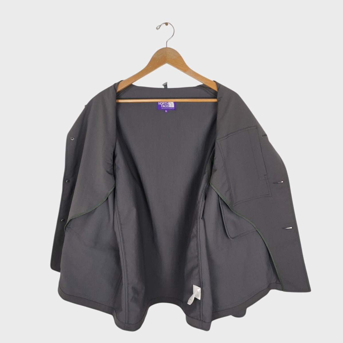 THE NORTH FACE PURPLE LABEL x NANAMICA Men's Grey Alphadry Jacket