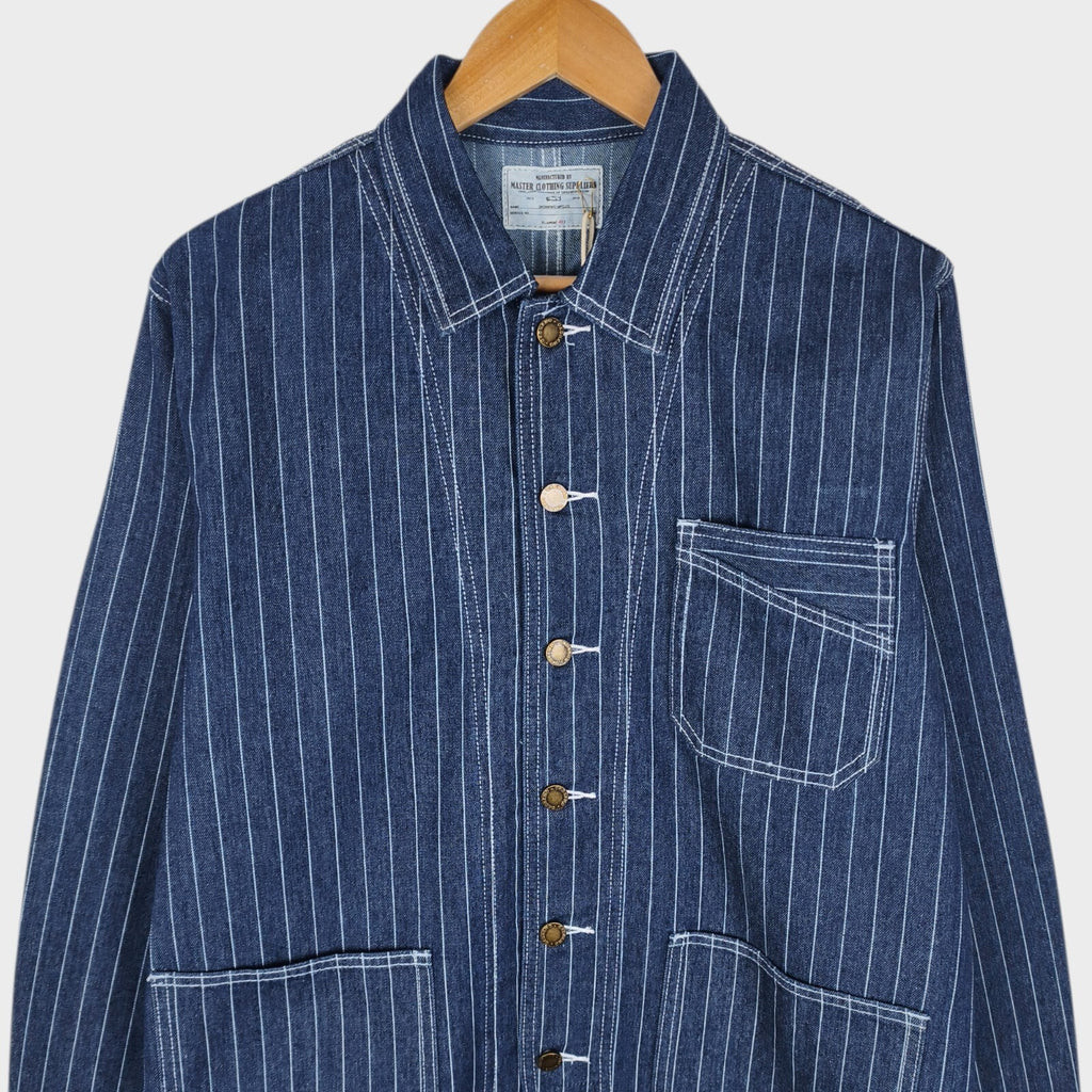 OKONKWO MFG Men's Blue Wabash Chore Jacket