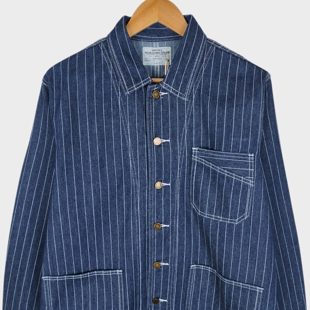 OKONKWO MFG Men's Blue Wabash Chore Jacket