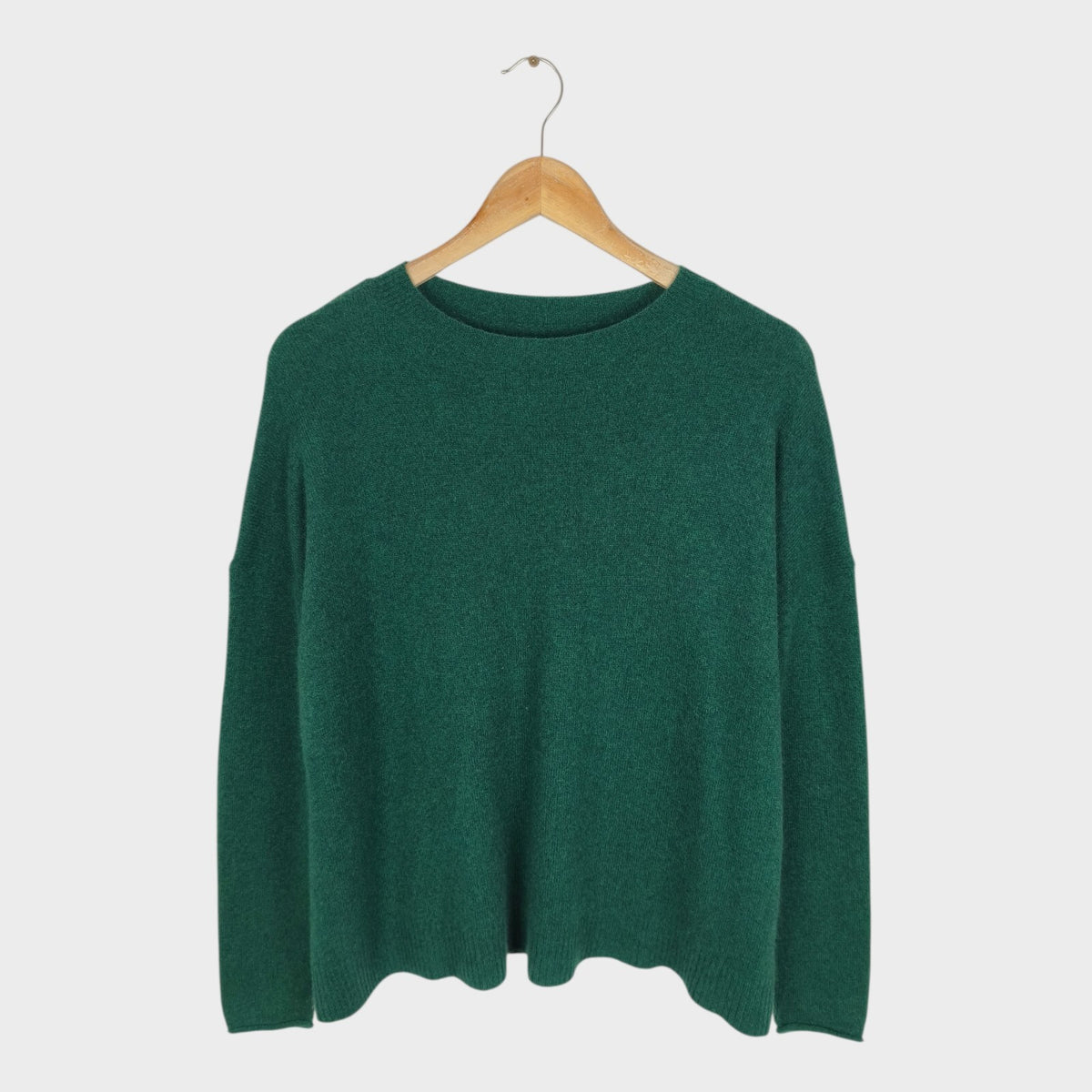 TOAST Women's Green Wool/Cashmere Blend Jumper
