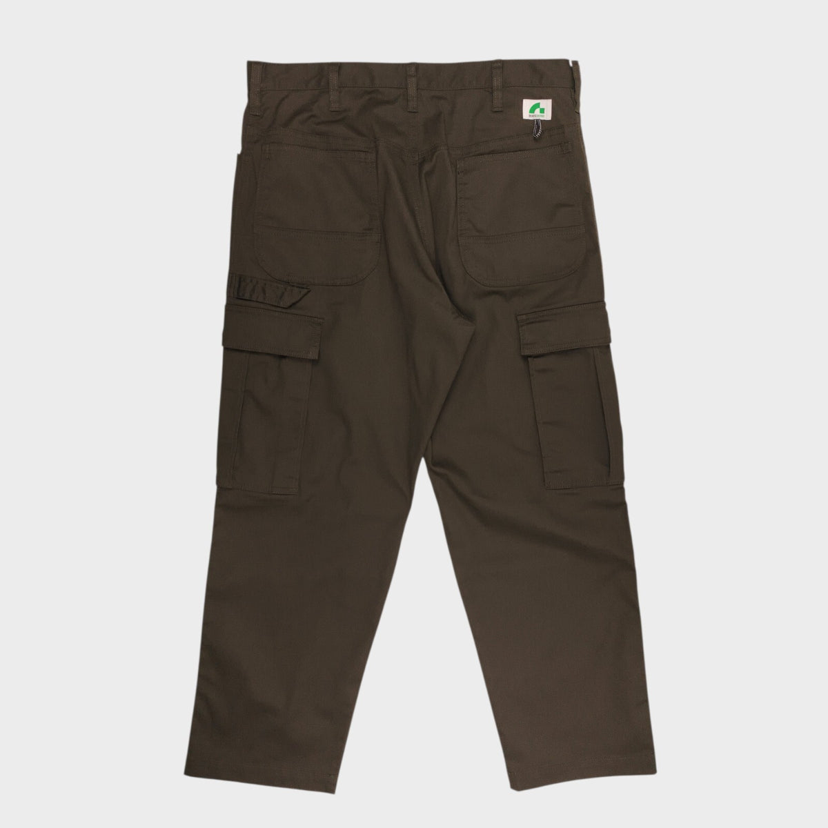 BEAMS Men's Dark Brown Utility Work Cargo Trousers