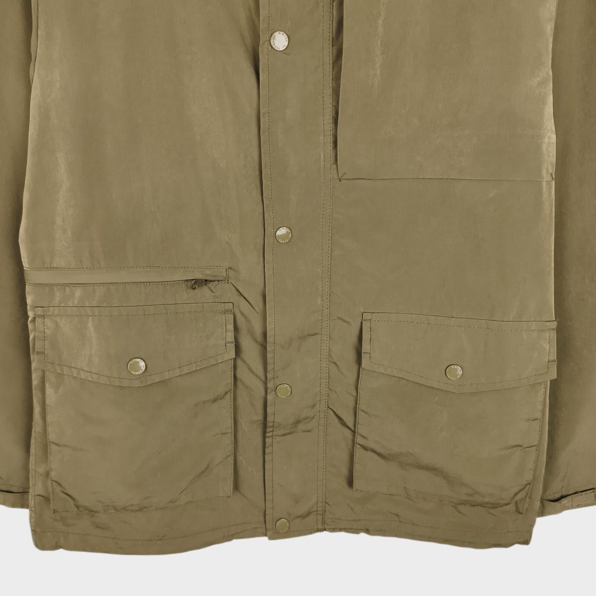 BEAMS B:MING Men's Olive Green Mountain Parka Jacket