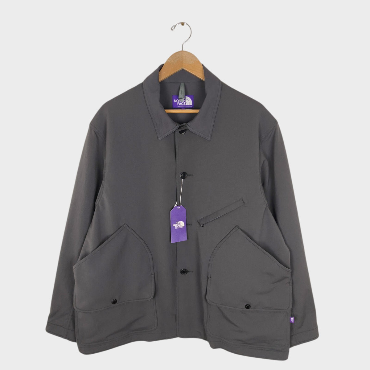 THE NORTH FACE PURPLE LABEL x NANAMICA Men's Grey Alphadry Jacket