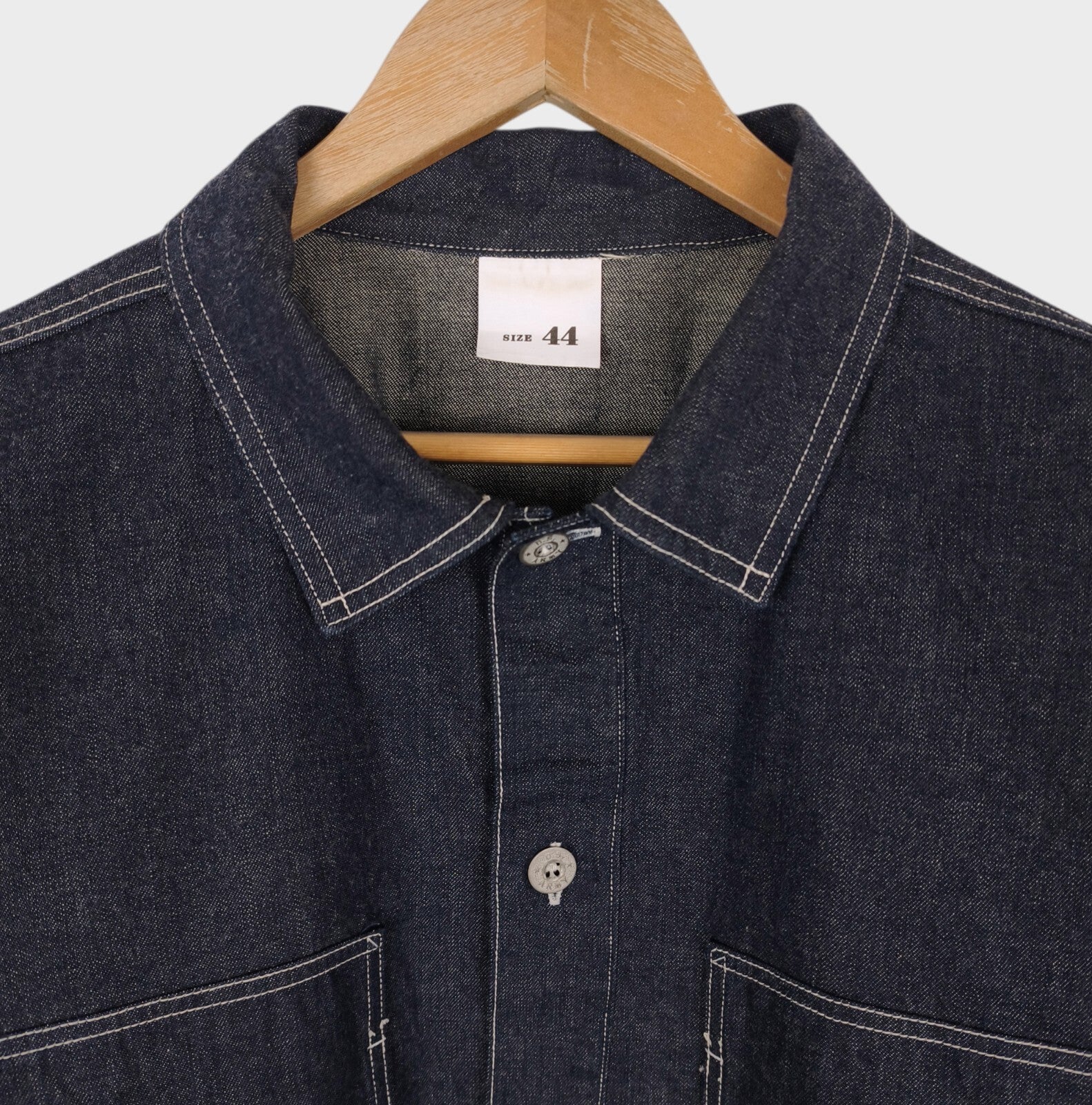 BUZZ RICKSON Men's Made in Japan U.S. Army Denim Pullover Jacket