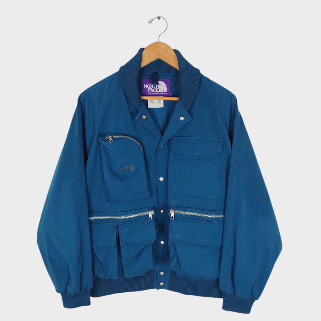THE NORTH FACE PURPLE LABEL x NANAMICA Men's Blue Waterproof 65/35 Field Jacket