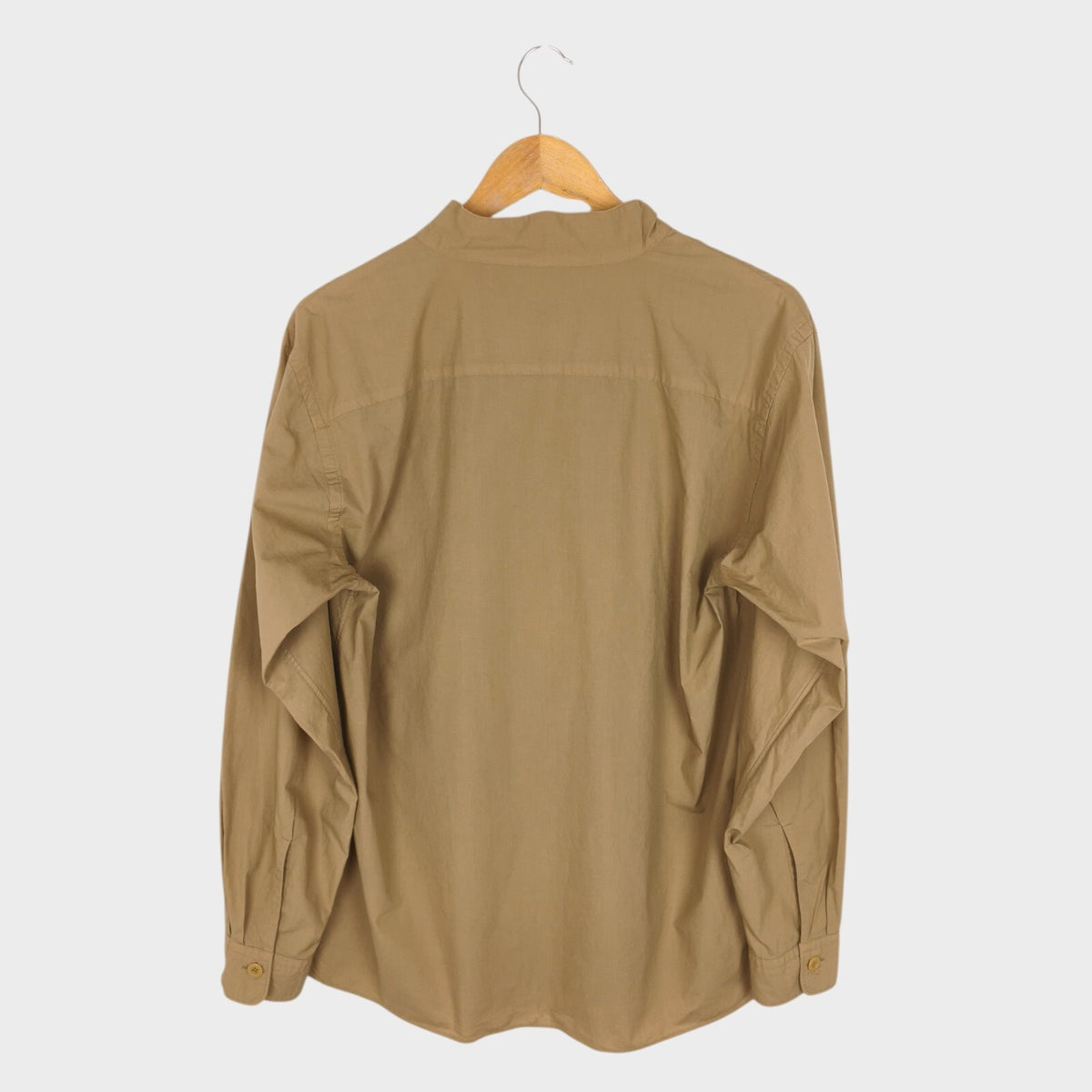 UNITED ARROWS & SONS Men's Made in Japan Beige Double Breasted Overshirt