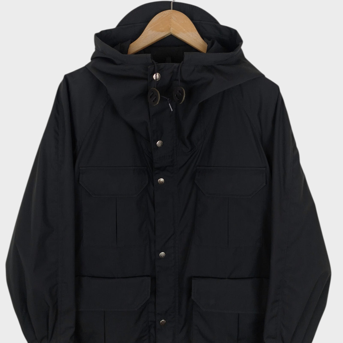 THE NORTH FACE PURPLE LABEL x NANAMICA Men's Black Waterproof Mountain Parka Jacket