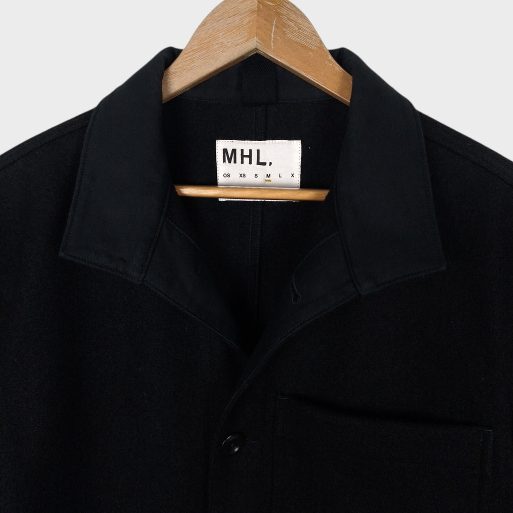 MHL MARGARET HOWELL Men's Black 100% Wool Jacket