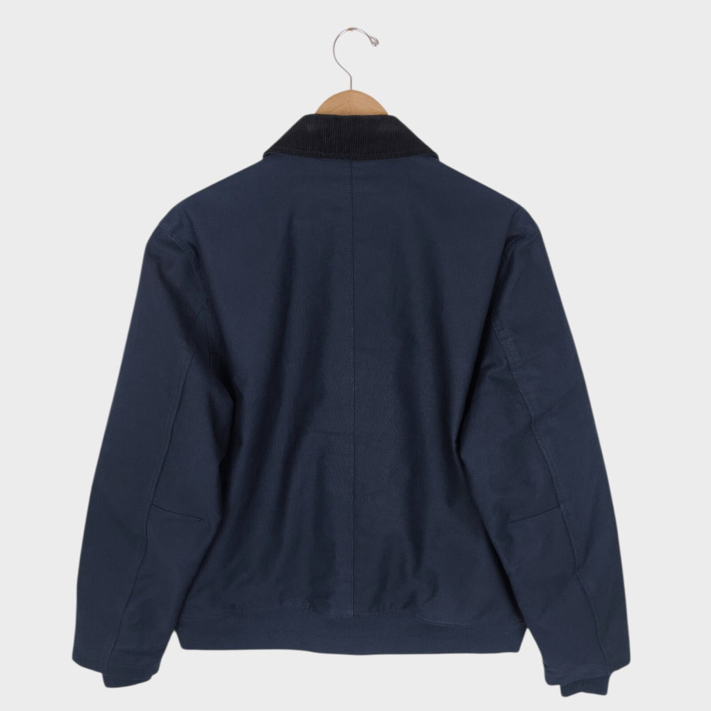 UNIFORM BRIDGE Men's Navy Blue Fireman Clasp Deck Jacket