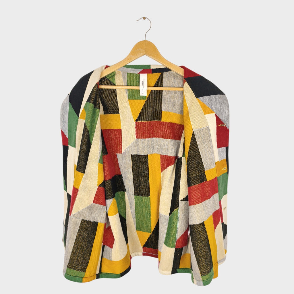 NICHE. Japan Men's Multicoloured Patchwork Switching Stitch Chore Jacket