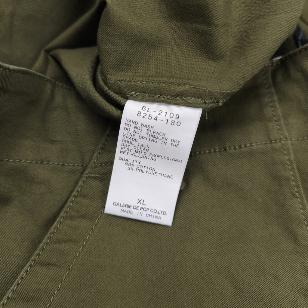 SAGE DE CRET x BEAMS PLUS Men's Green Cargo Trousers