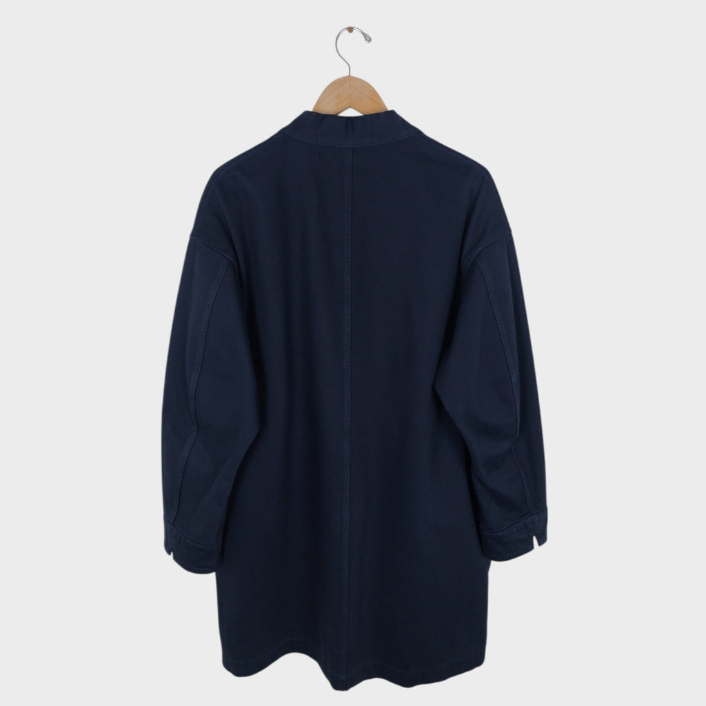 UNITED ARROWS & SONS Men's Made in Japan Navy Heavy Cotton Kimono Haori Jacket