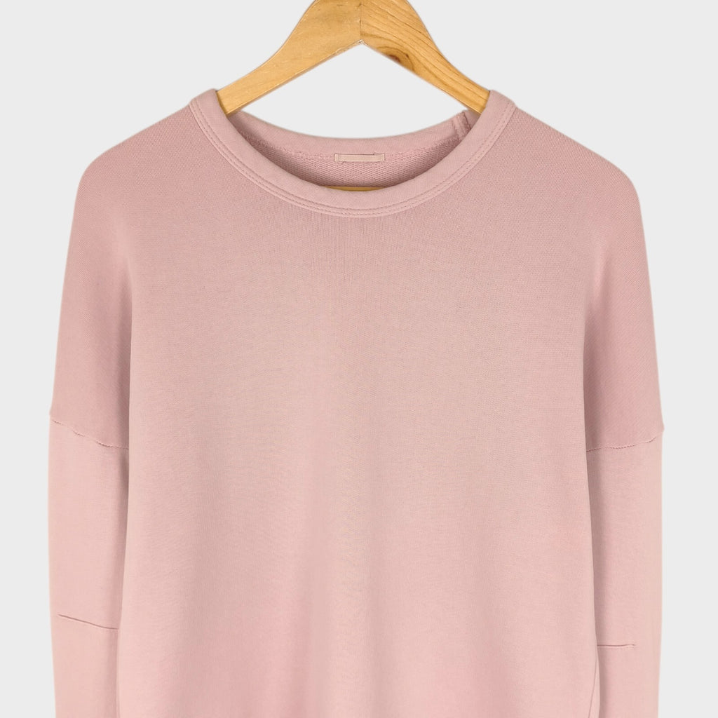 TEN C Men's Pink Made in Italy Crewneck Sweatshirt
