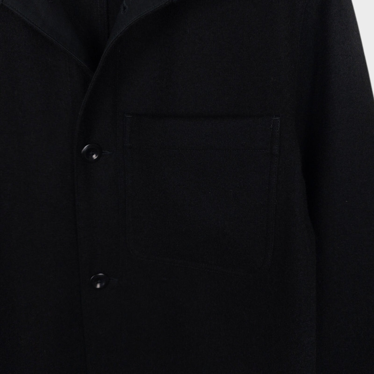 MHL MARGARET HOWELL Men's Black 100% Wool Jacket