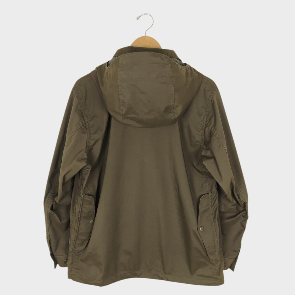 BEAMS PLUS Men's Khaki Green Gore Windstopper Mackinaw Cruiser Jacket