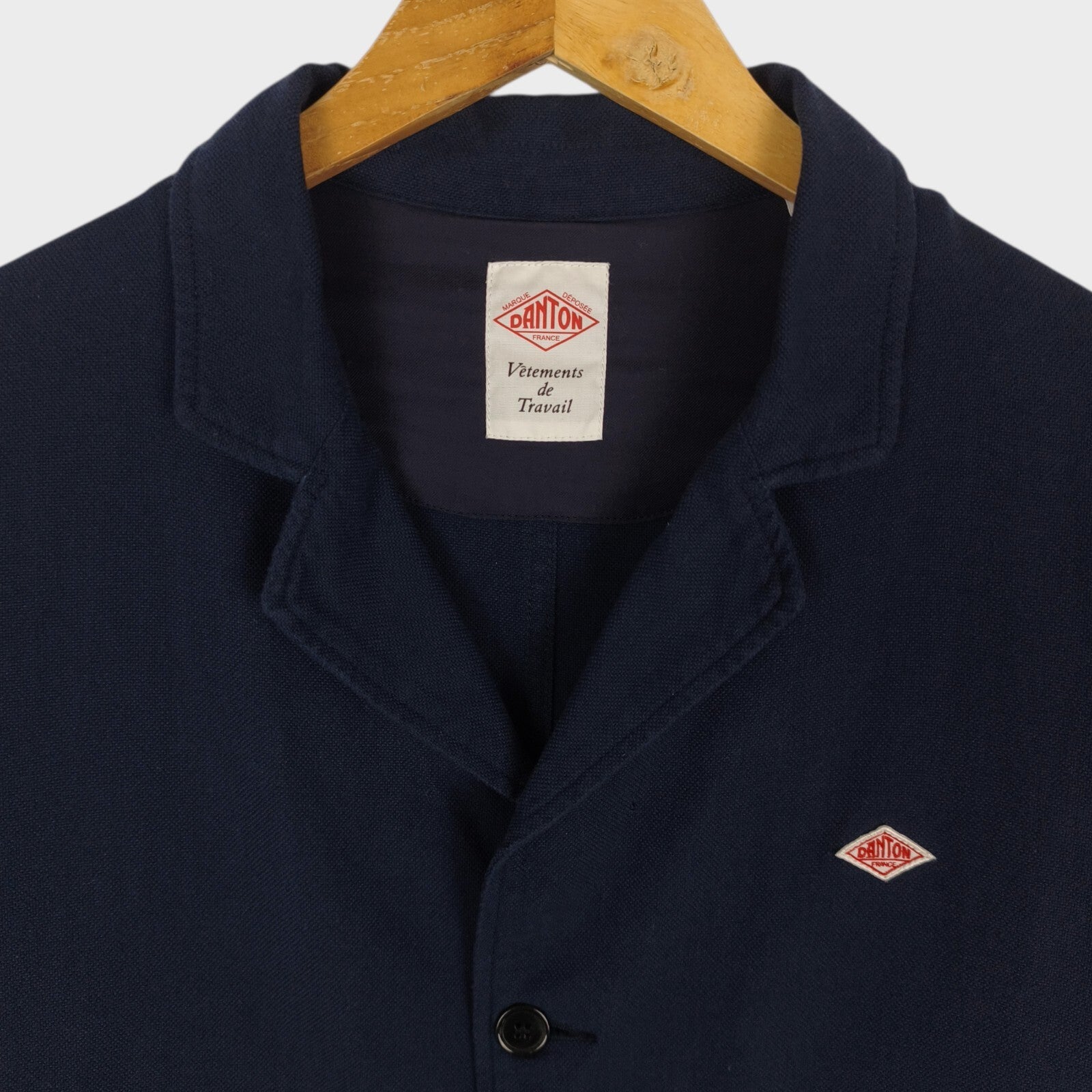 DANTON Men's Navy Blue Made in Japan 100% Cotton Chore Jacket