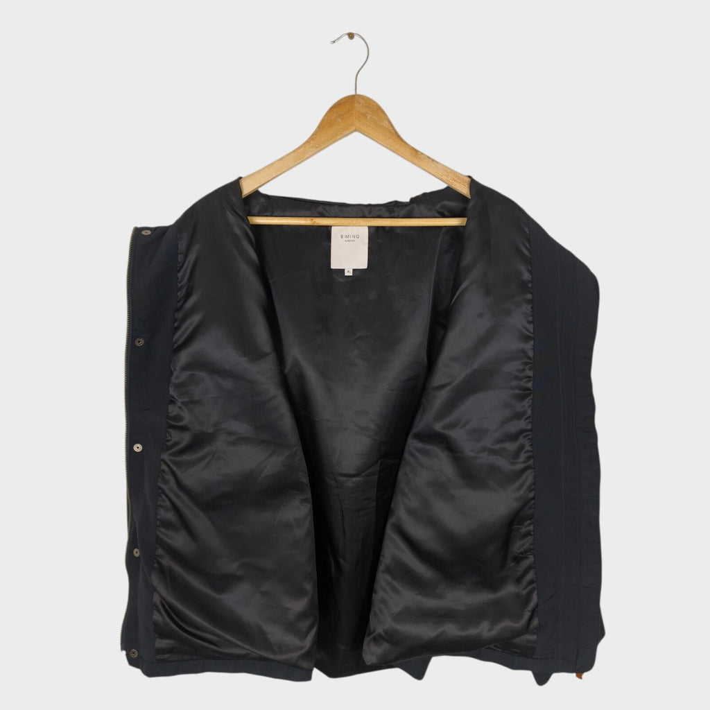 BEAMS B:MING Men's Black Waterproof Mountain Parka Jacket