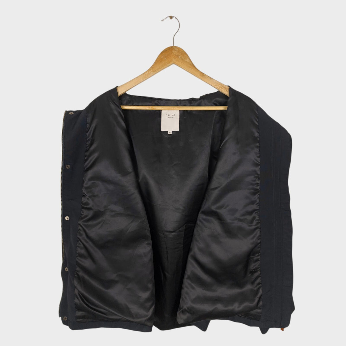 BEAMS B:MING Men's Black Waterproof Mountain Parka Jacket