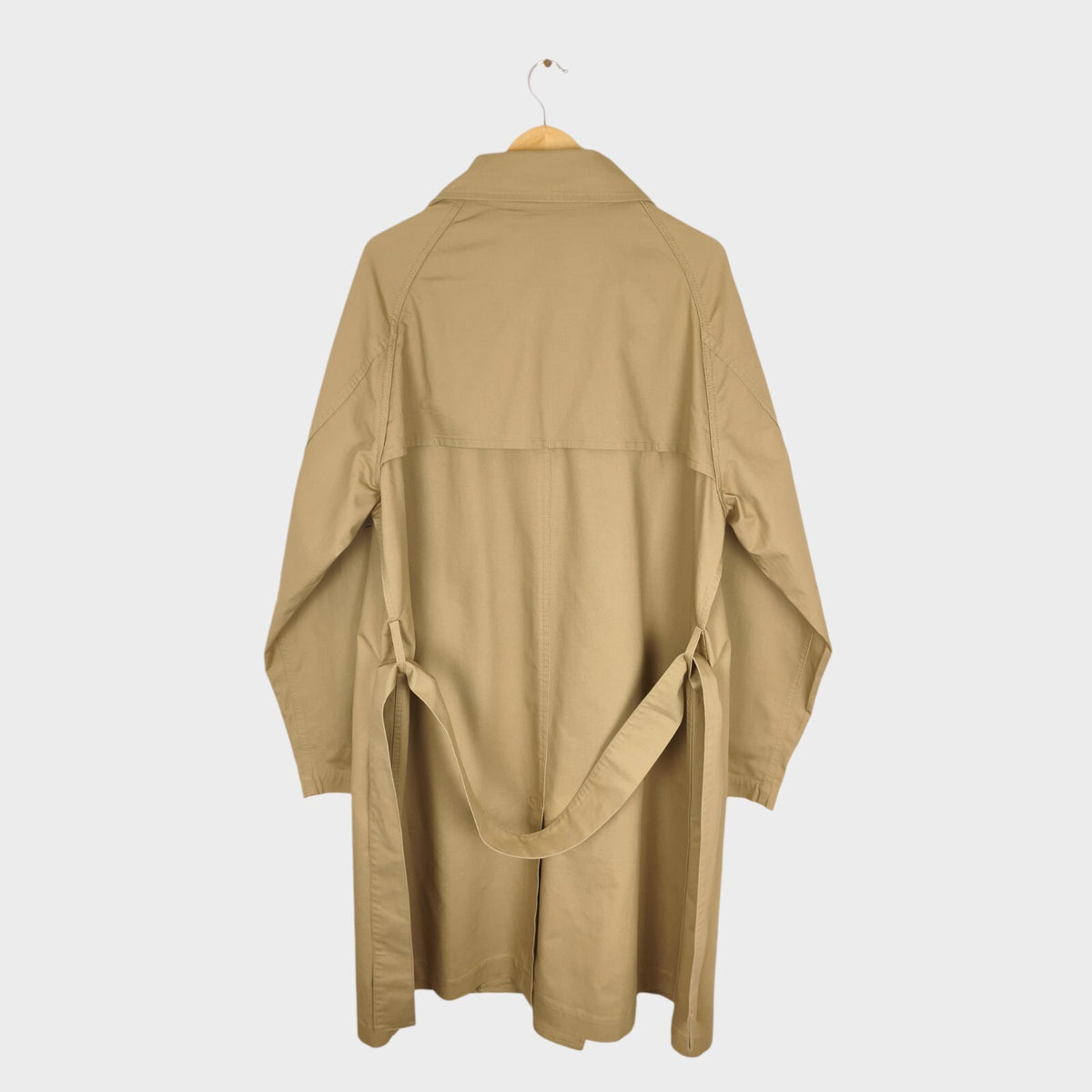 SNOW PEAK Men's Beige Takibi Spec Utility Trench Coat