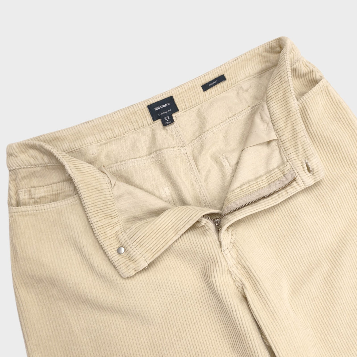 FINISTERRE Men's Cream Corduroy Trousers