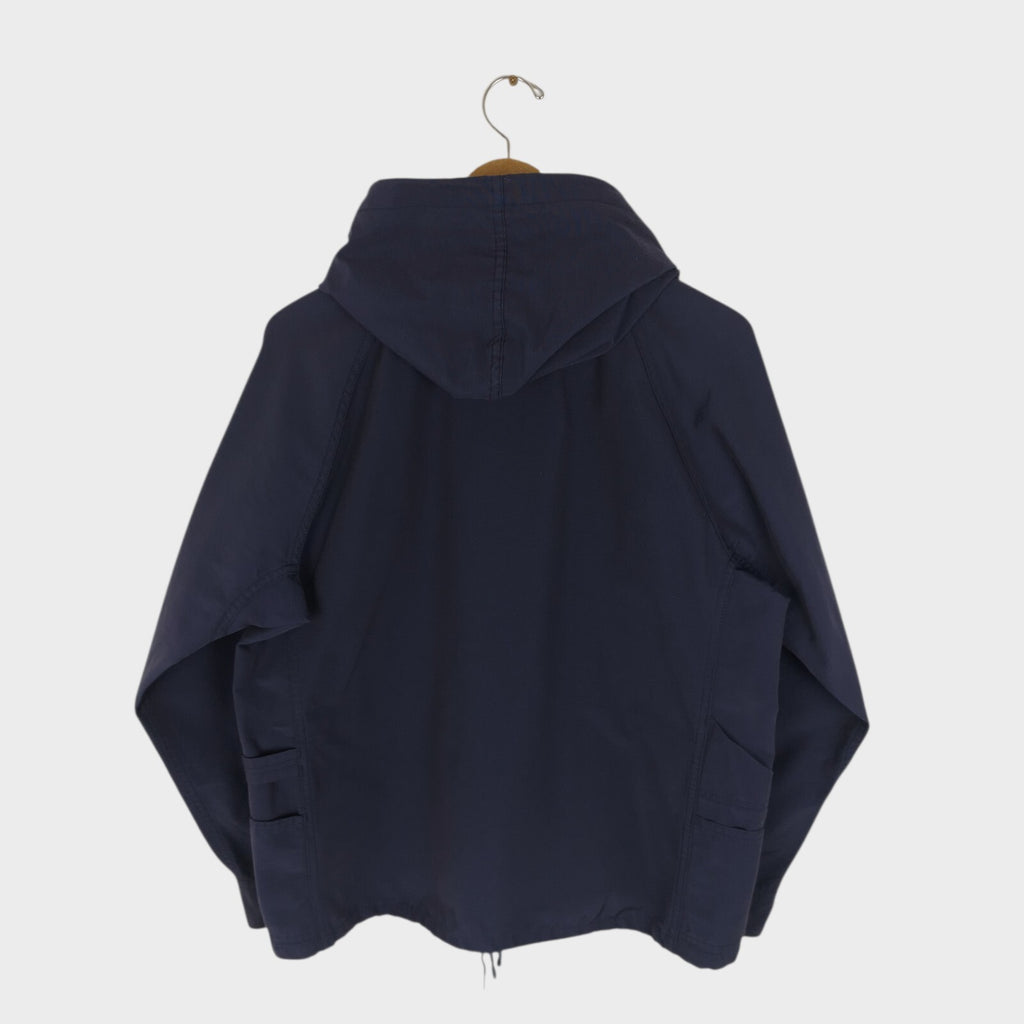 SASSAFRAS Men's Made in Japan Navy Blue 60/40 Cotton Nylon Bud Breaker Jacket