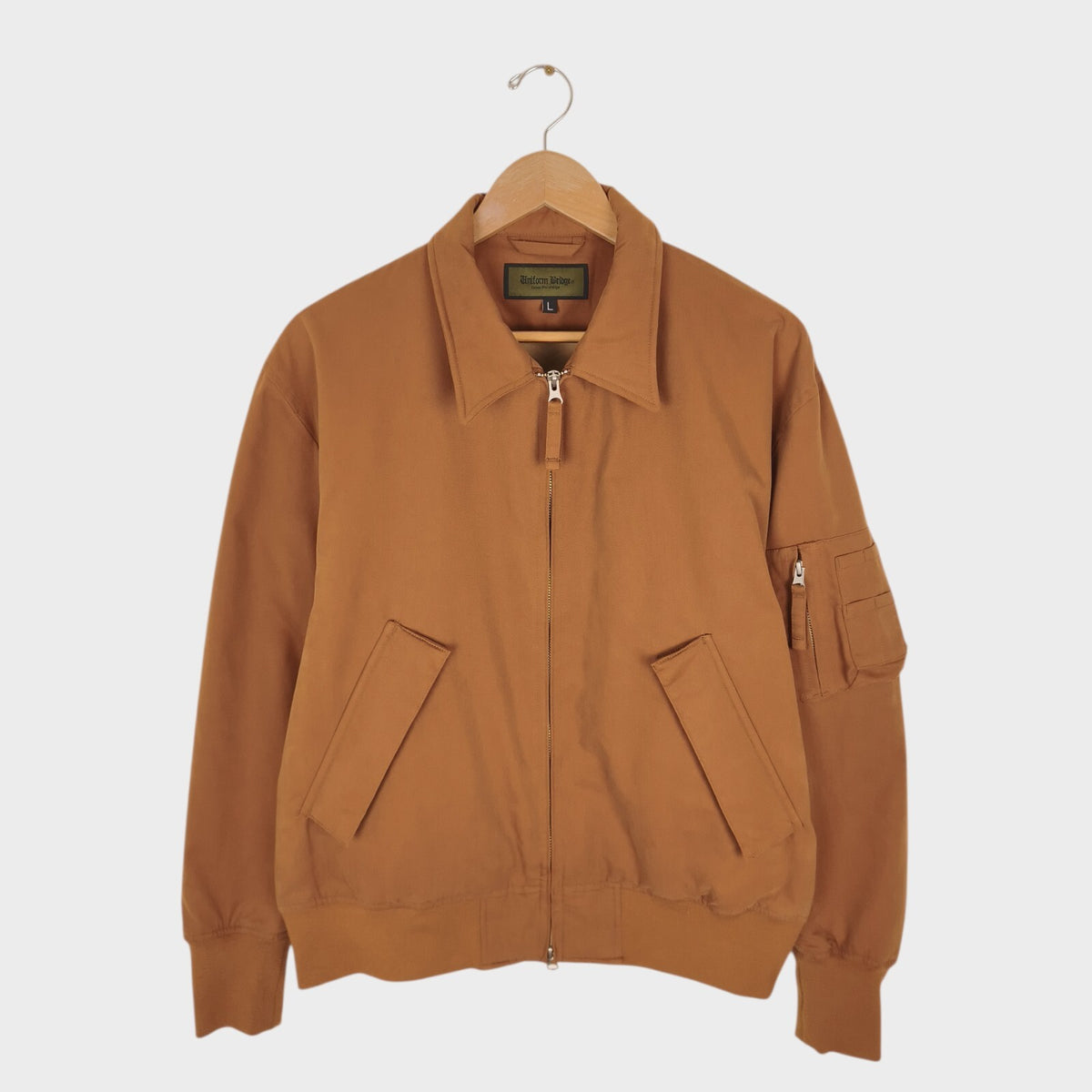 UNIFORM BRIDGE Men's Burnt Orange/Brick Tankers Bomber Jacket