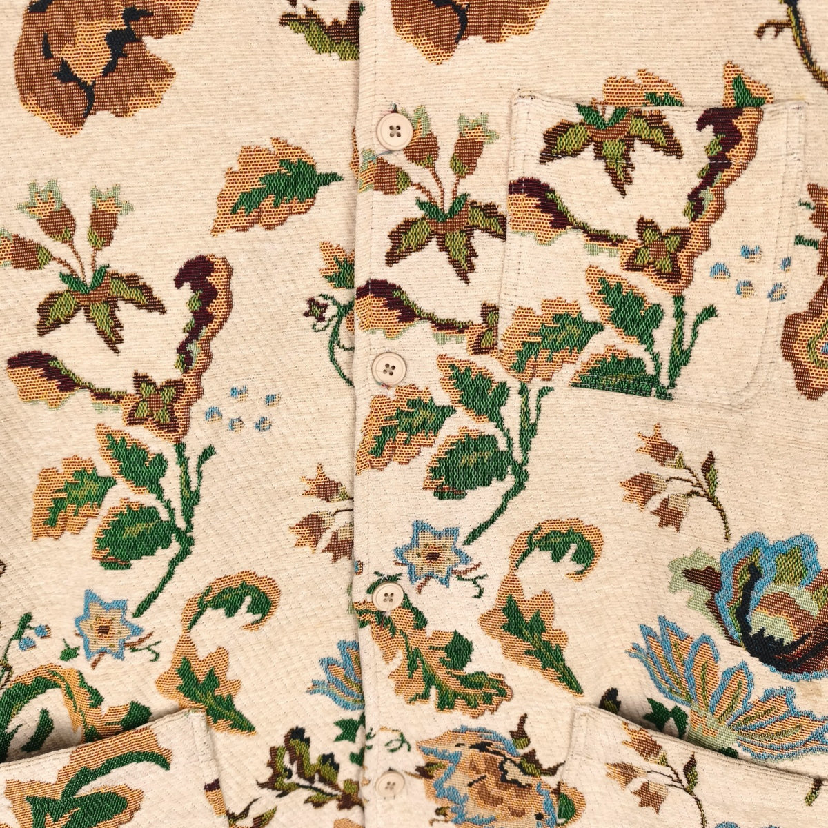 KESTIN HARE Men's Japanese Floral Jacquard Ormiston Tapestry Jacket