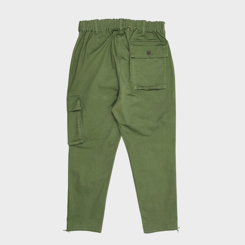 SAGE DE CRET x BEAMS PLUS Men's Green Cargo Trousers